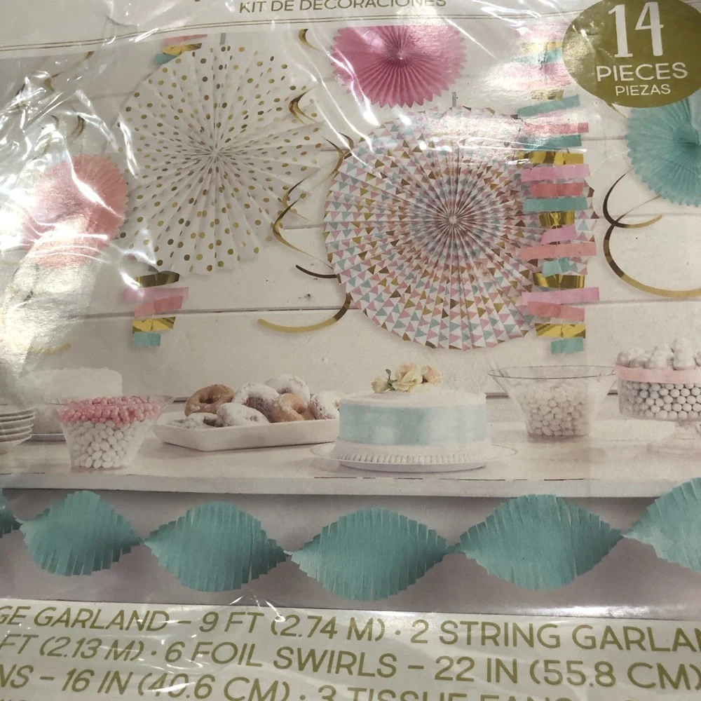 Colorful Party Decoration Bundle of 8 packages